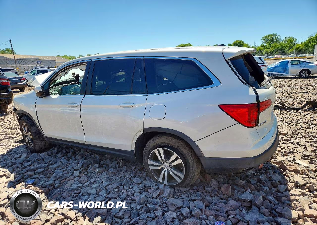 2016 Honda Pilot Exl VIN:5FNYF6H88GB052454 - 2
