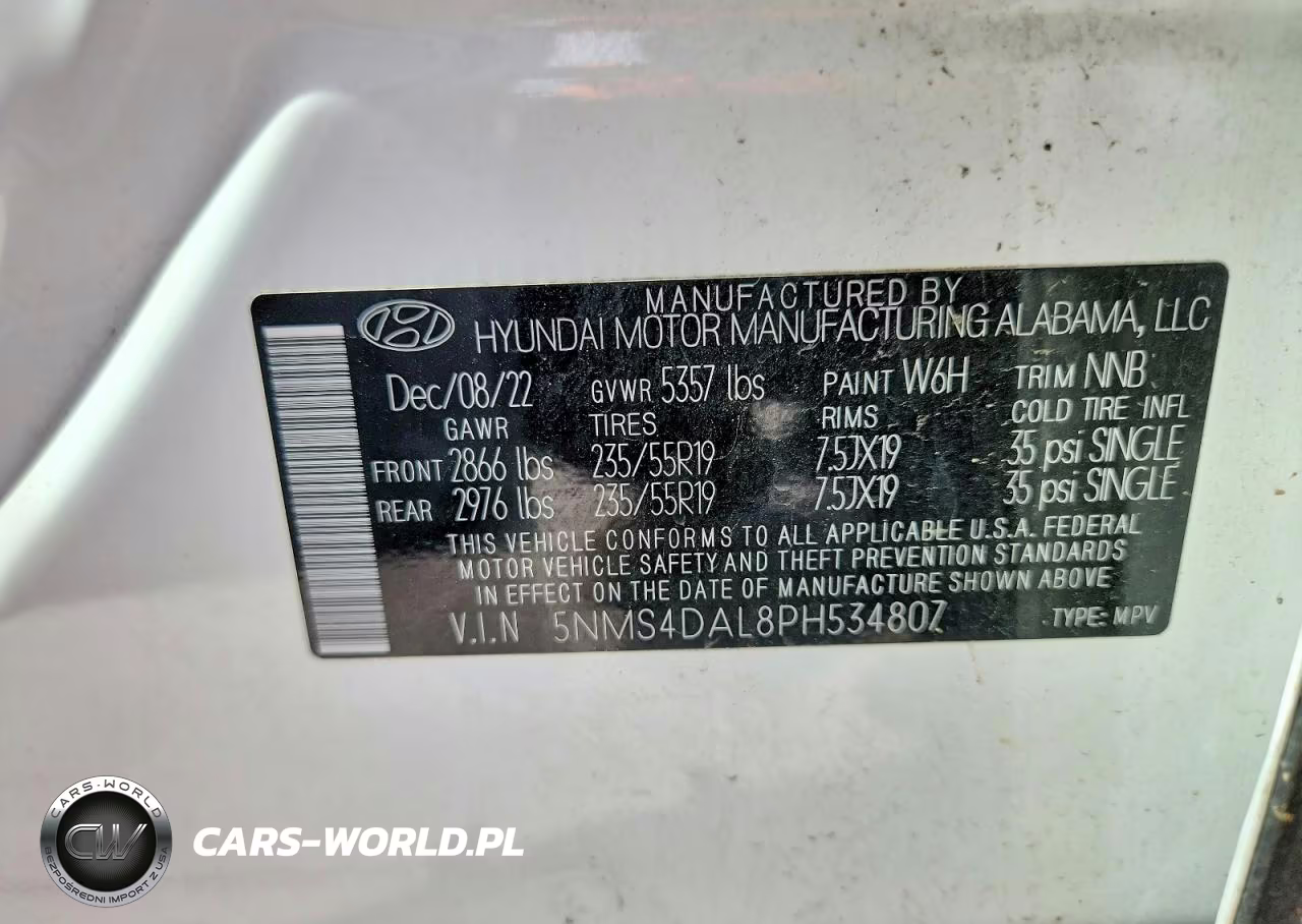 2023 Hyundai Santa Fe Limited VIN:5NMS4DAL8PH534807 - 14