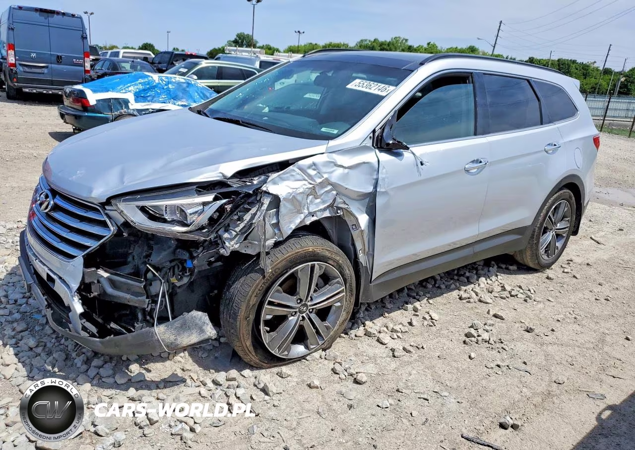2016 Hyundai Santa Fe Limited VIN:KM8SRDHF9GU130677 - 1