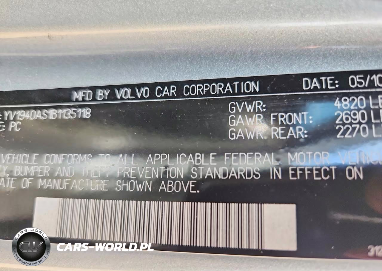 2011 Volvo S80 3.2 VIN:YV1940AS1B1135118 - 13