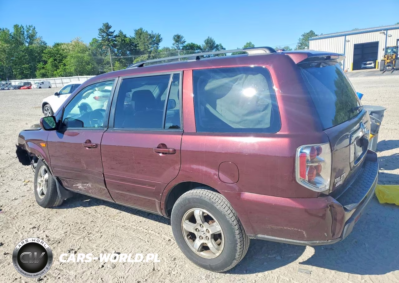 2007 Honda Pilot Exl VIN:5FNYF187X7B028926 - 2