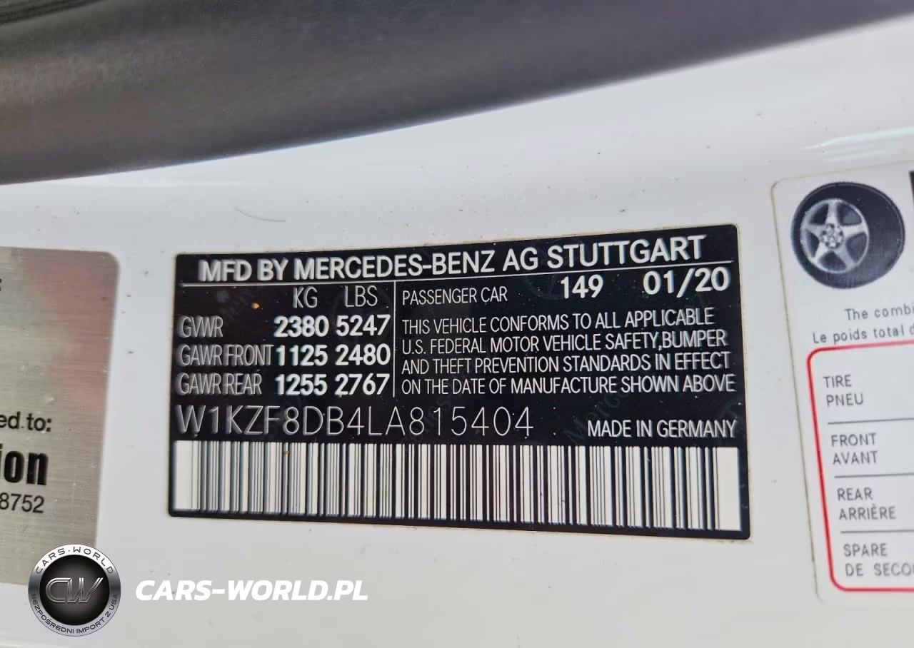 2020 Mercedes-Benz E 350 VIN:W1KZF8DB4LA815404 - 12