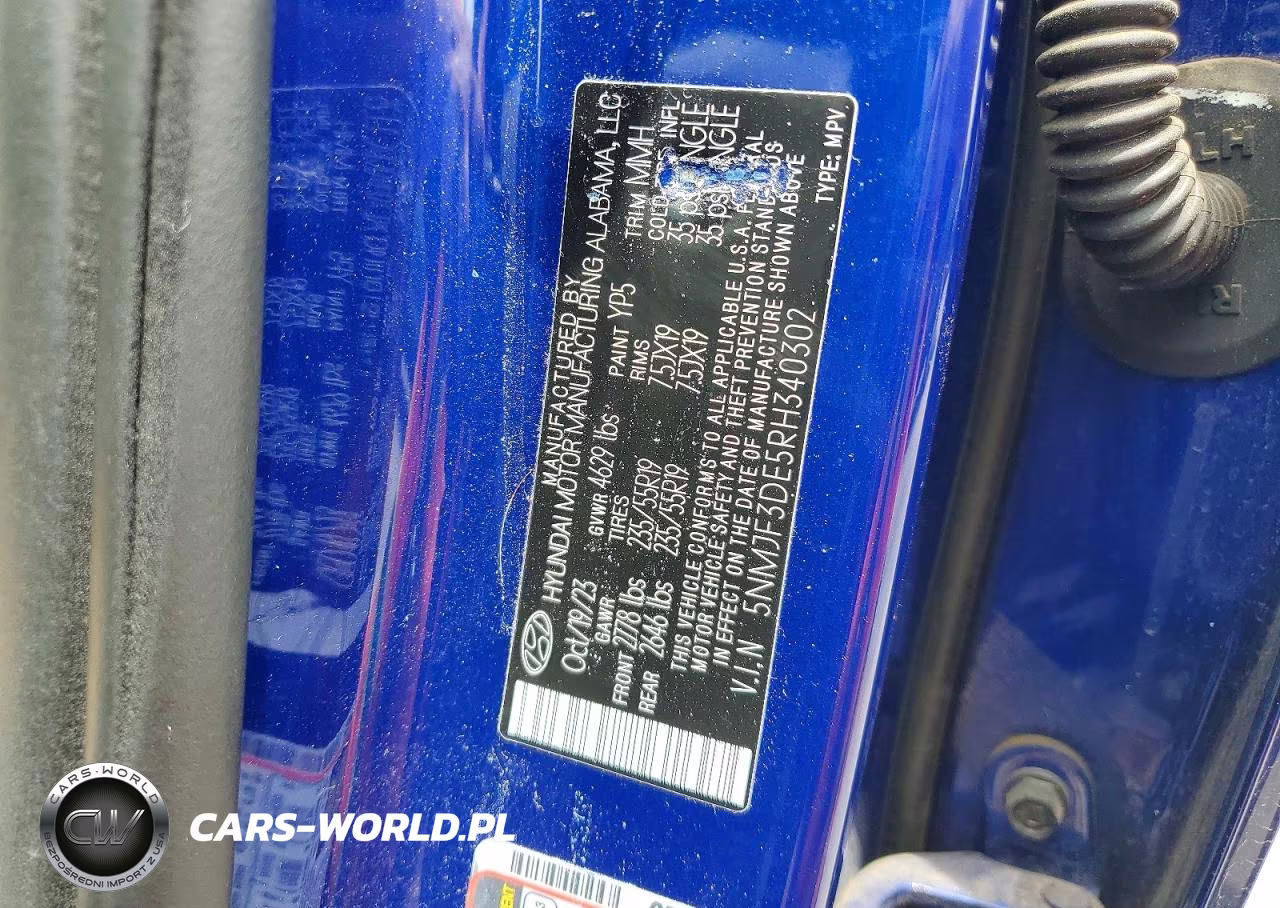 2024 Hyundai Tucson Sel VIN:5NMJF3DE5RH340302 - 13