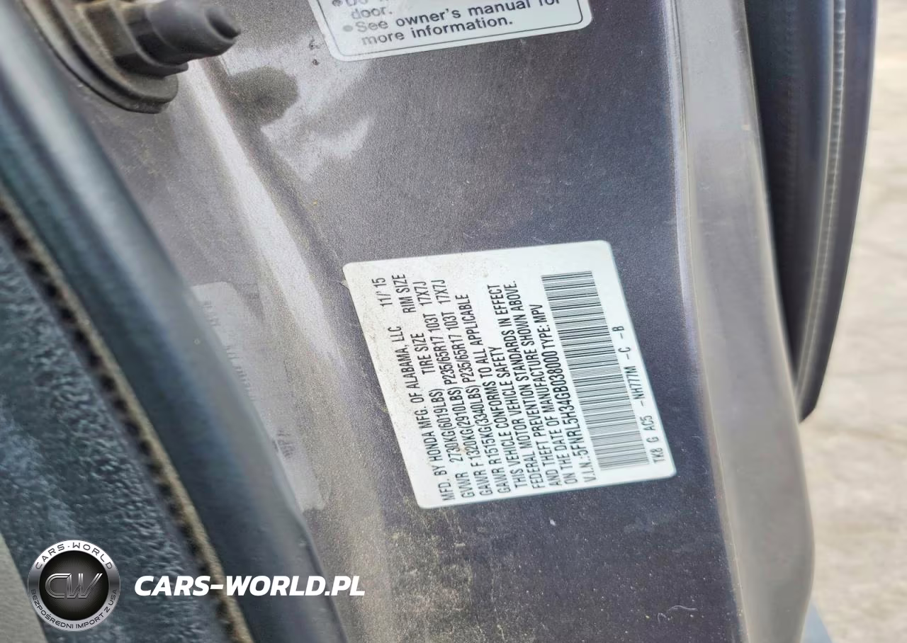 2016 Honda Odyssey Se VIN:5FNRL5H34GB038000 - 13