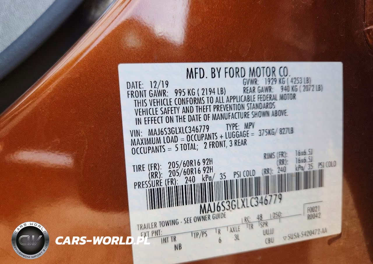 2020 Ford Ecosport Se VIN:MAJ6S3GLXLC346779 - 13