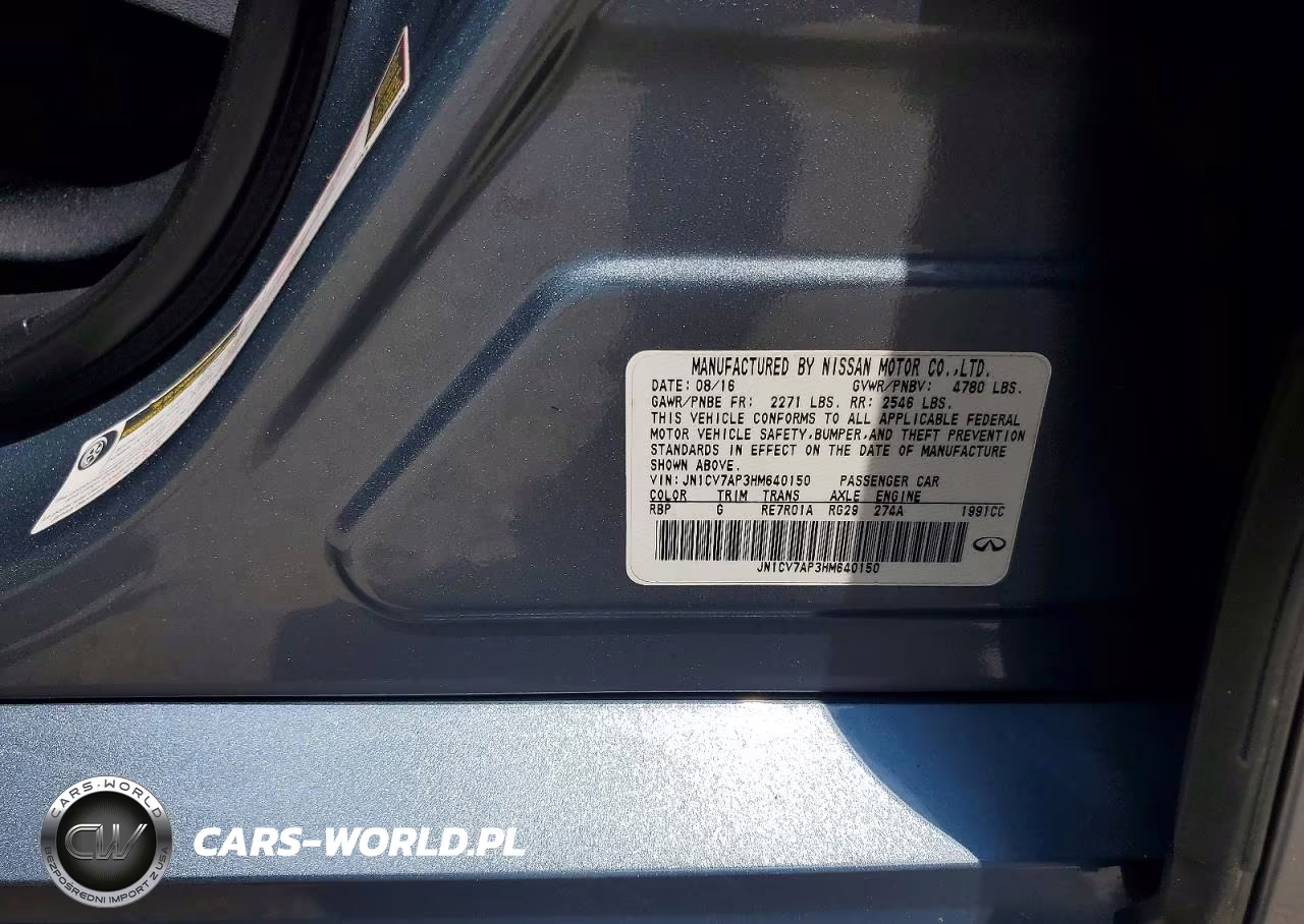 2017 Infiniti Q50 2.0T Premium VIN:JN1CV7AP3HM640150 - 12