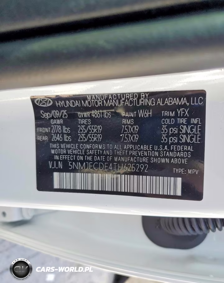 2026 Hyundai Tucson Limited VIN:5NMJECDE4TH625292 - 13