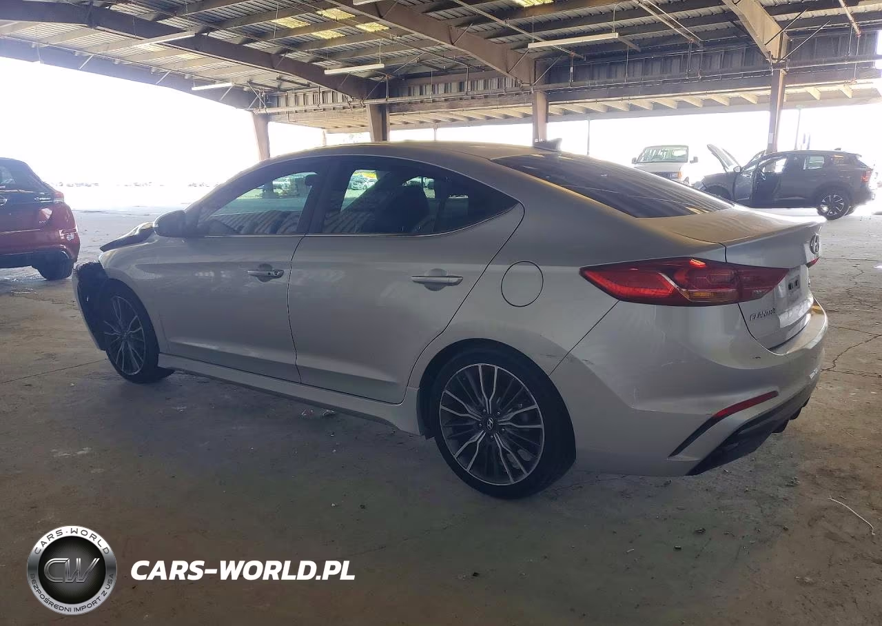 2018 Hyundai Elantra Sport VIN:KMHD04LB4JU519905 - 2