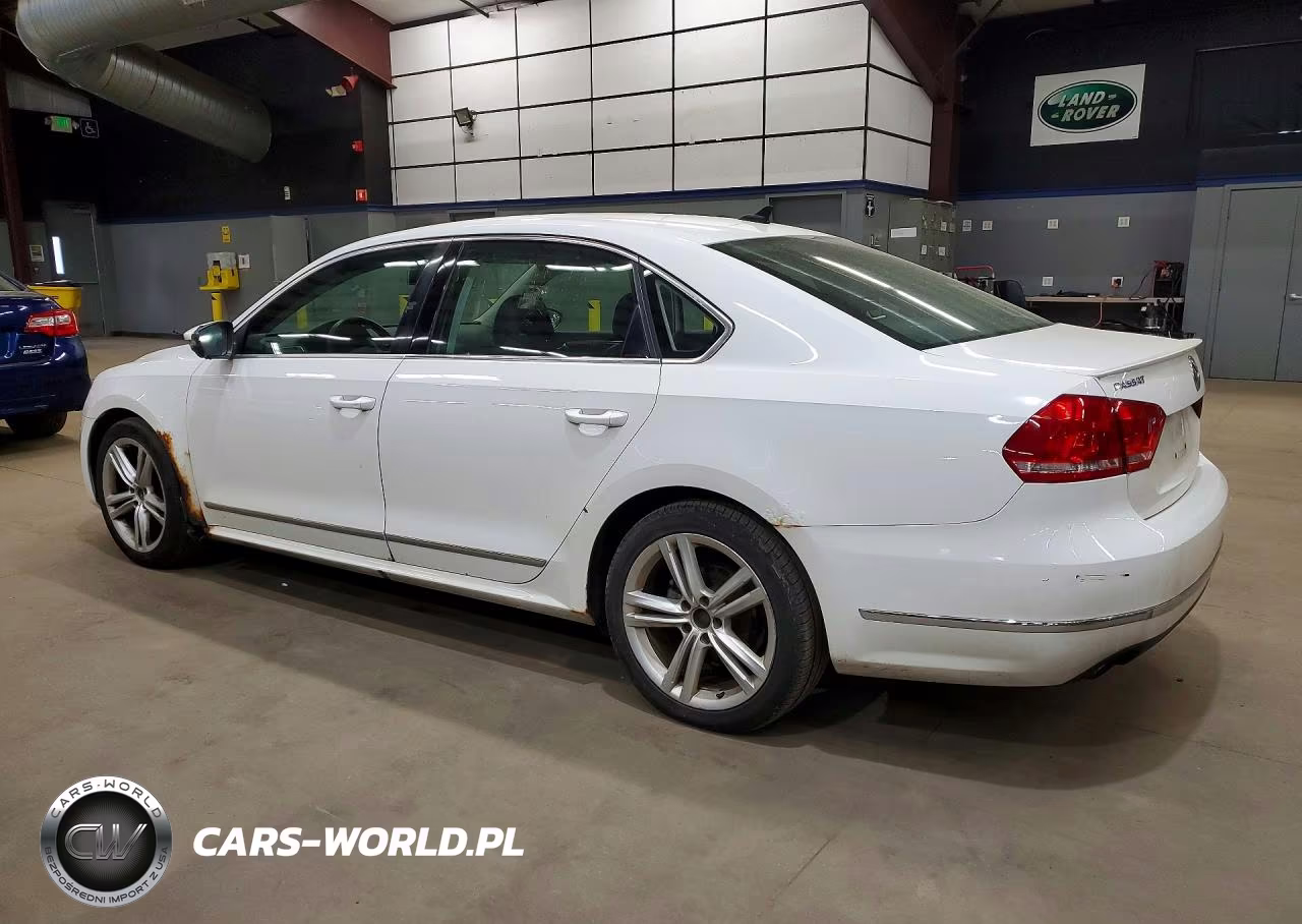 2012 Volkswagen Passat Sel VIN:1VWCM7A35CC083850 - 2