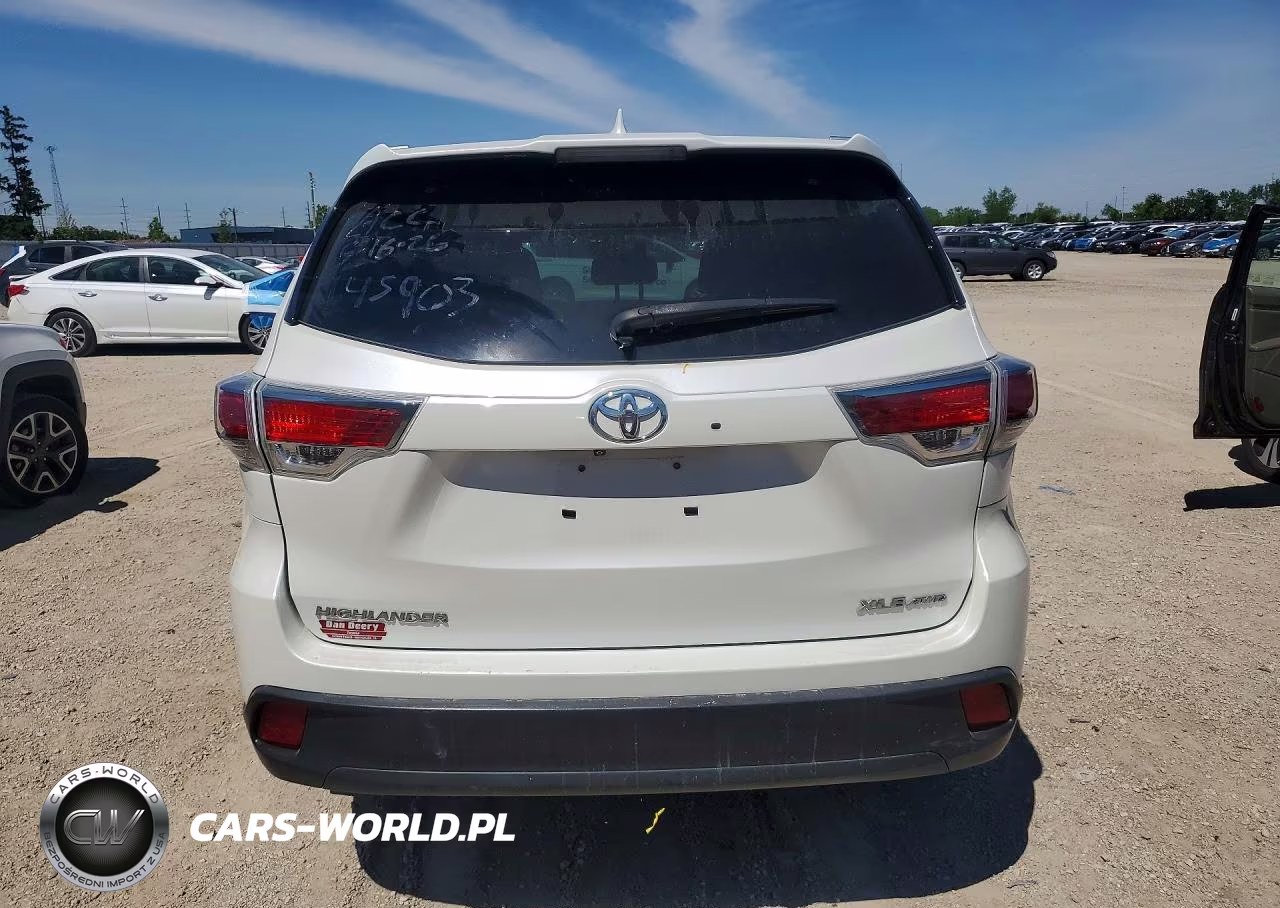 2015 Toyota Highlander Xle VIN:5TDJKRFH0FS145903 - 6