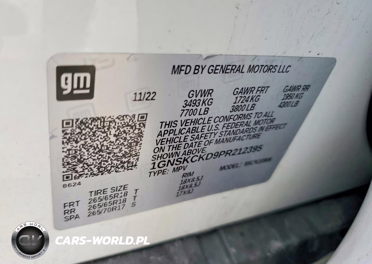 2023 Chevrolet Suburban 4Wd Lt VIN:1GNSKCKD9PR212395 - 13