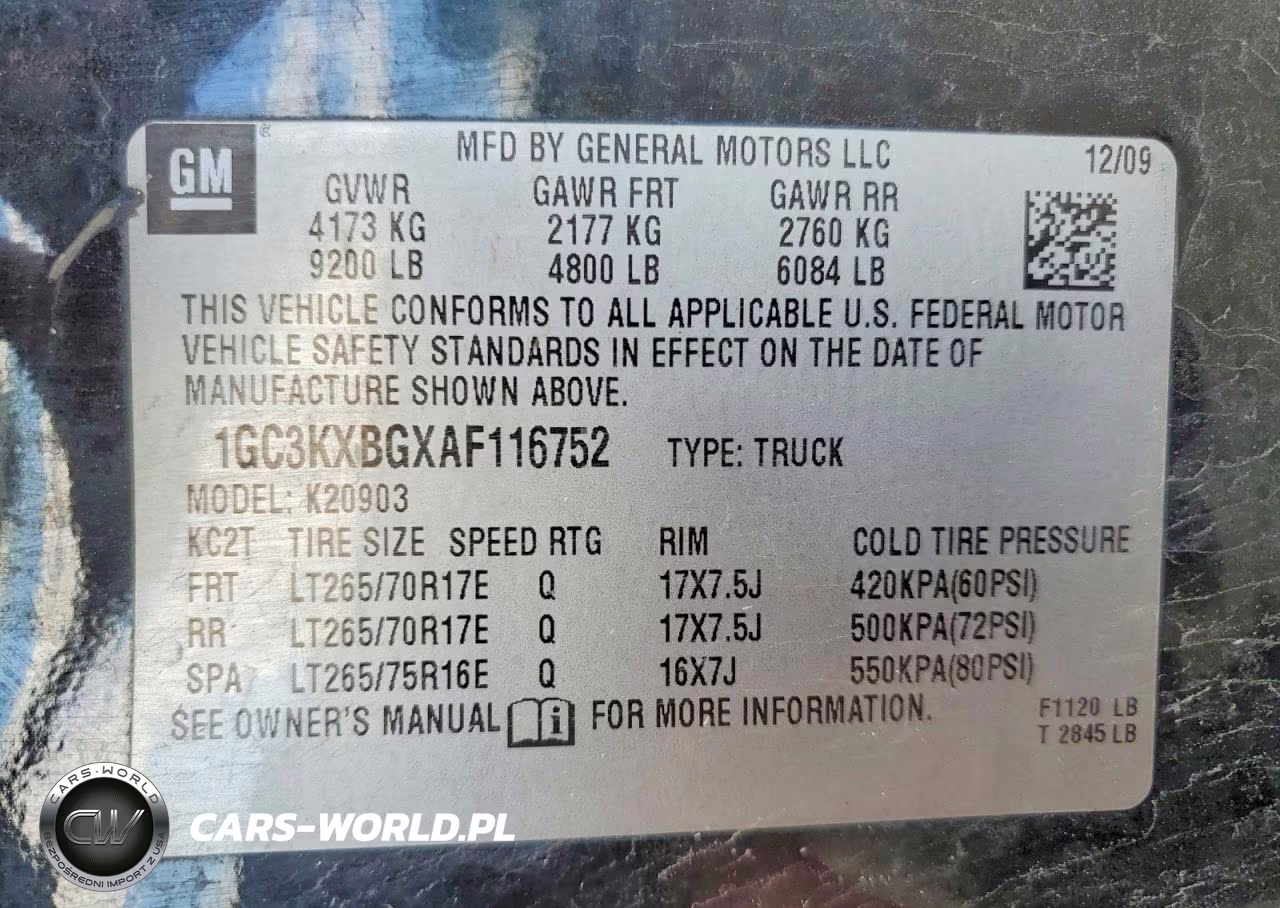 2010 Chevrolet Silverado K2500 Heavy Duty Lt VIN:1GC3KXBGXAF116752 - 12