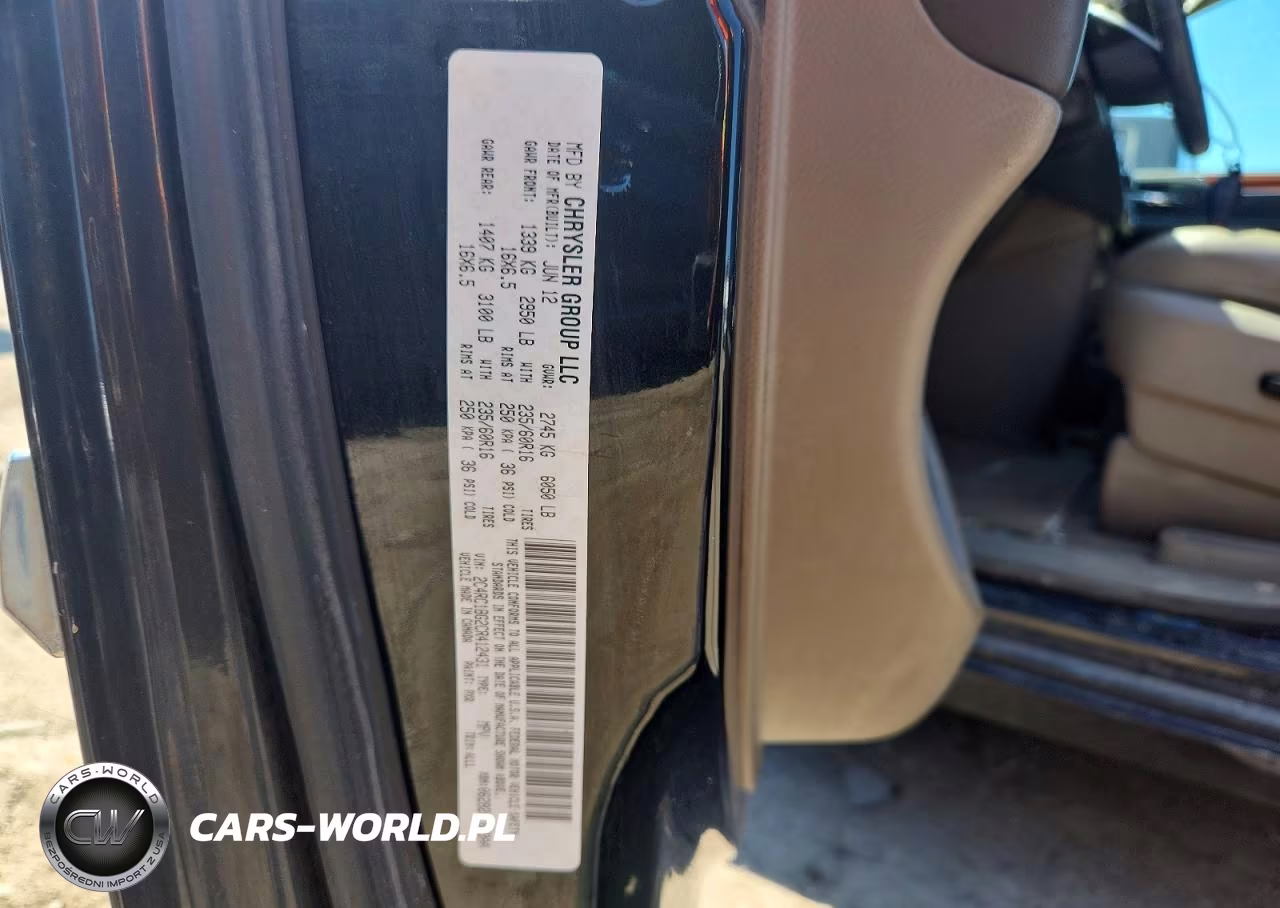 2012 Chrysler Town & Country Touring VIN:2C4RC1BG2CR412431 - 13