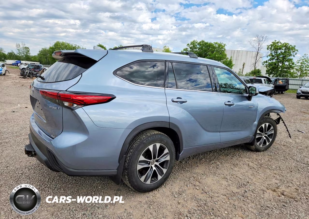 2021 Toyota Highlander Hybrid Xle VIN:5TDGBRCH9MS061591 - 3