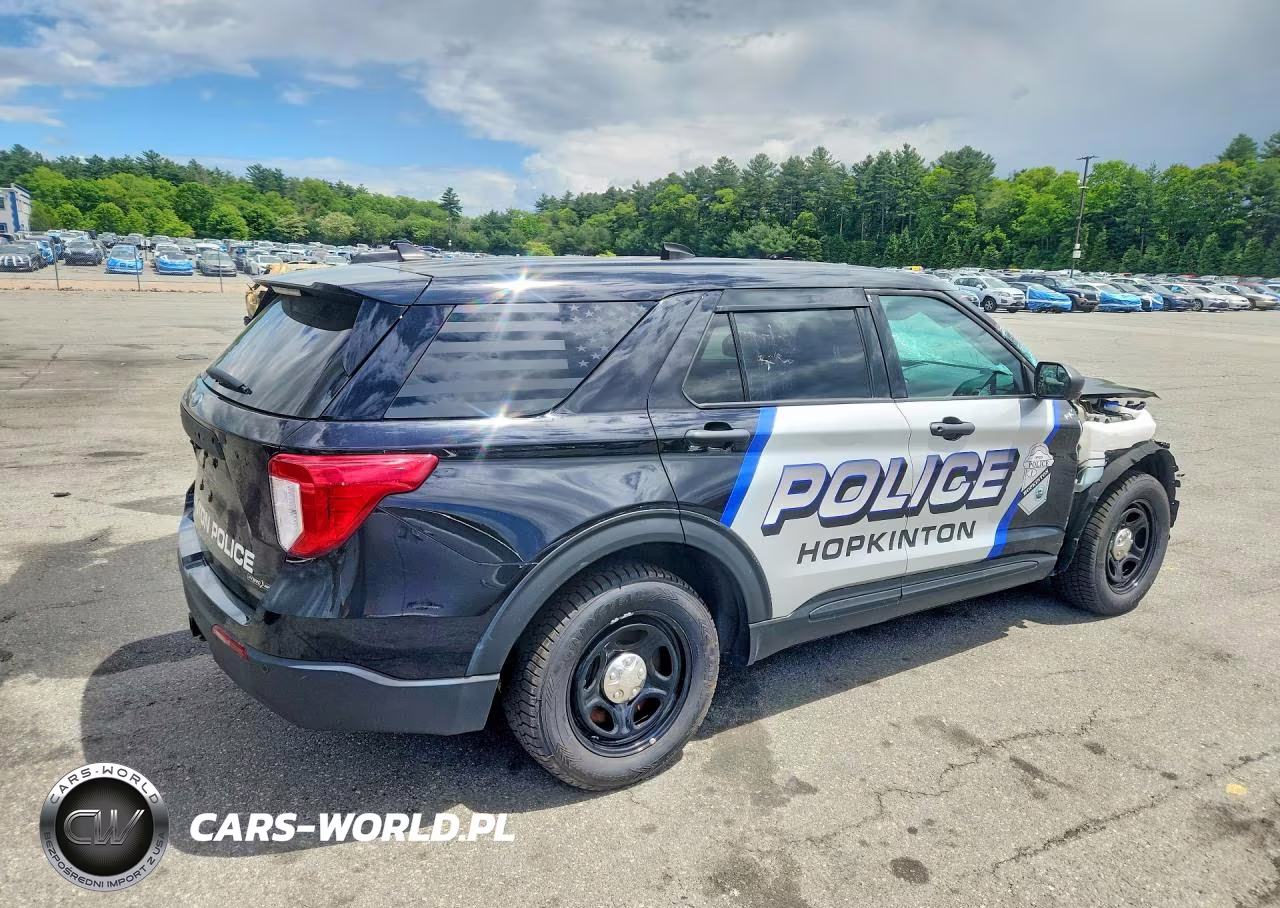 2023 Ford Explorer Police Interceptor VIN:1FM5K8AW6PNA04466 - 3