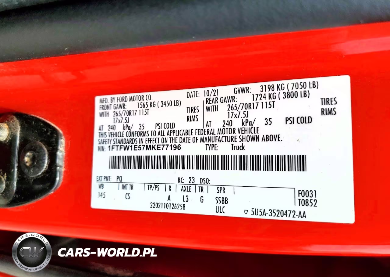 2021 Ford F150 Supercrew VIN:1FTFW1E57MKE77196 - 12