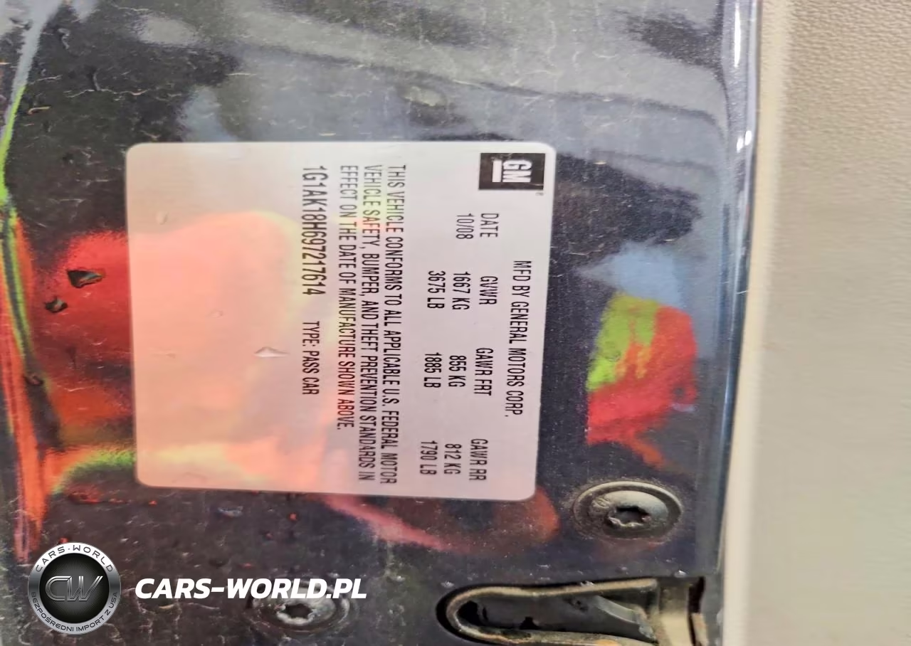 2009 Chevrolet Cobalt Ls VIN:1G1AK18H697217614 - 12