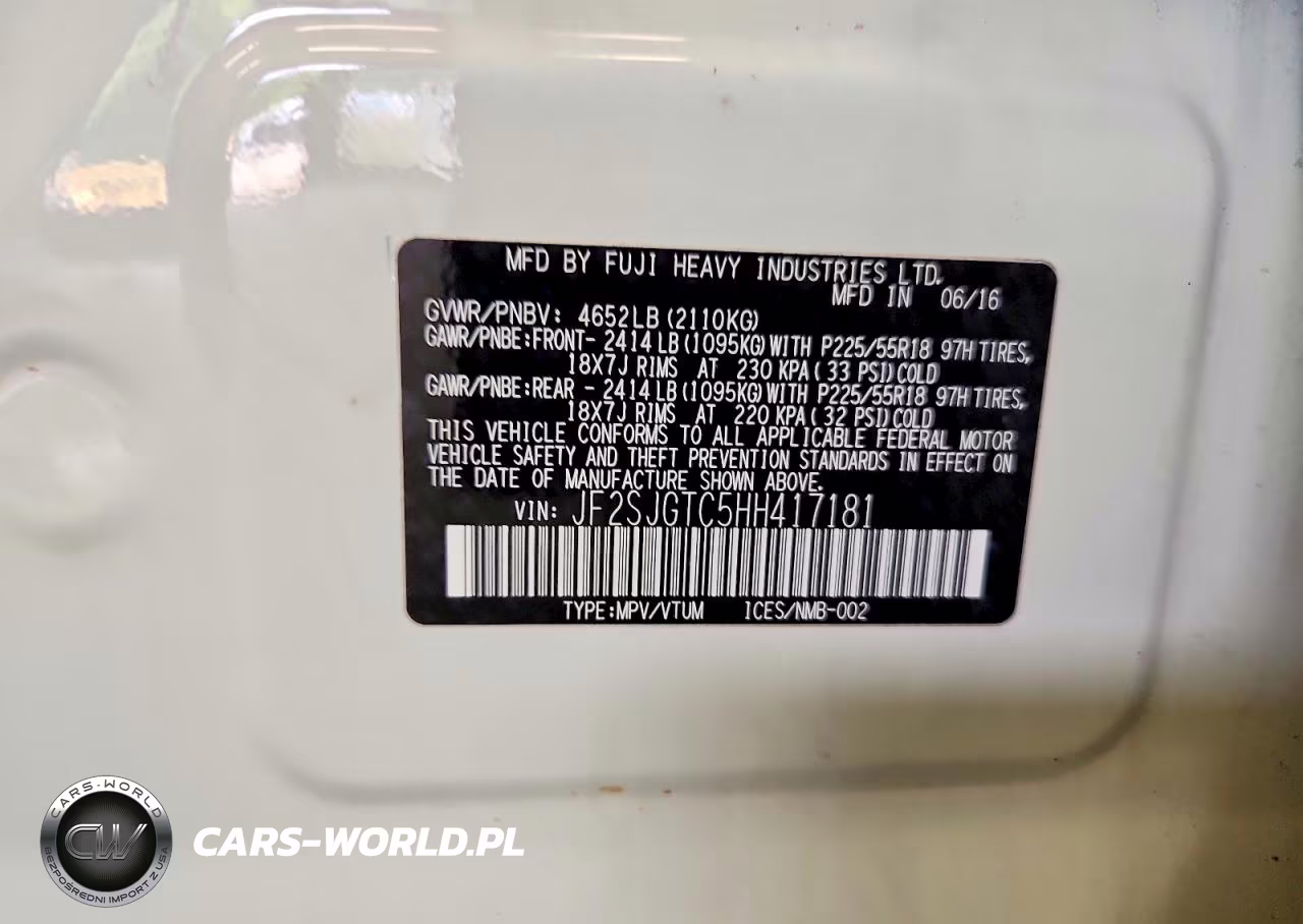 2017 Subaru Forester 2.0Xt Touring VIN:JF2SJGTC5HH417181 - 13