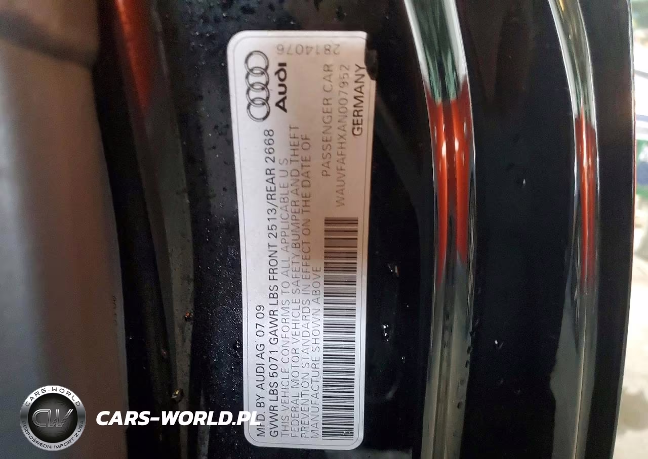 2010 Audi A5 Prestige VIN:WAUVFAFHXAN007952 - 12