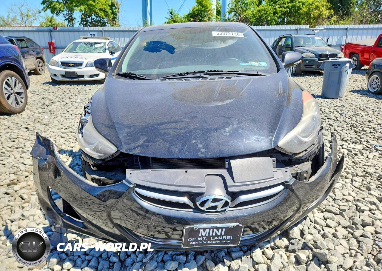 2012 Hyundai Elantra Limited VIN:5NPDH4AE0CH102496 - 5