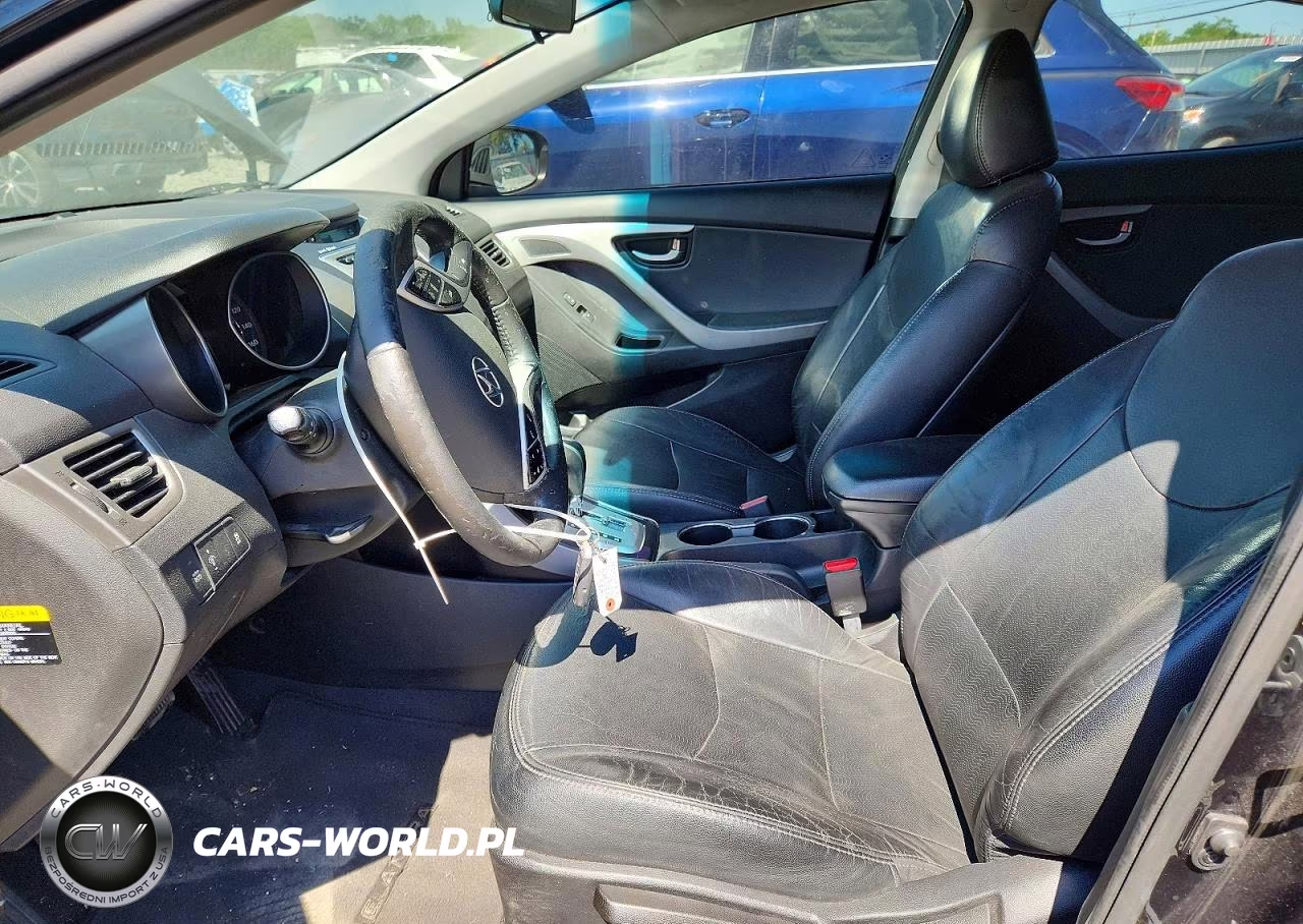 2012 Hyundai Elantra Limited VIN:5NPDH4AE0CH102496 - 7