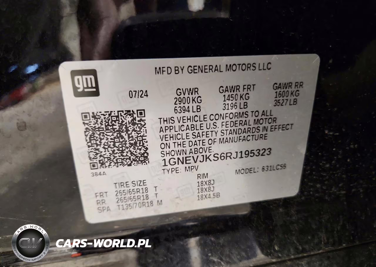2024 Chevrolet Traverse Lt Z71 VIN:1GNEVJKS6RJ195323 - 13