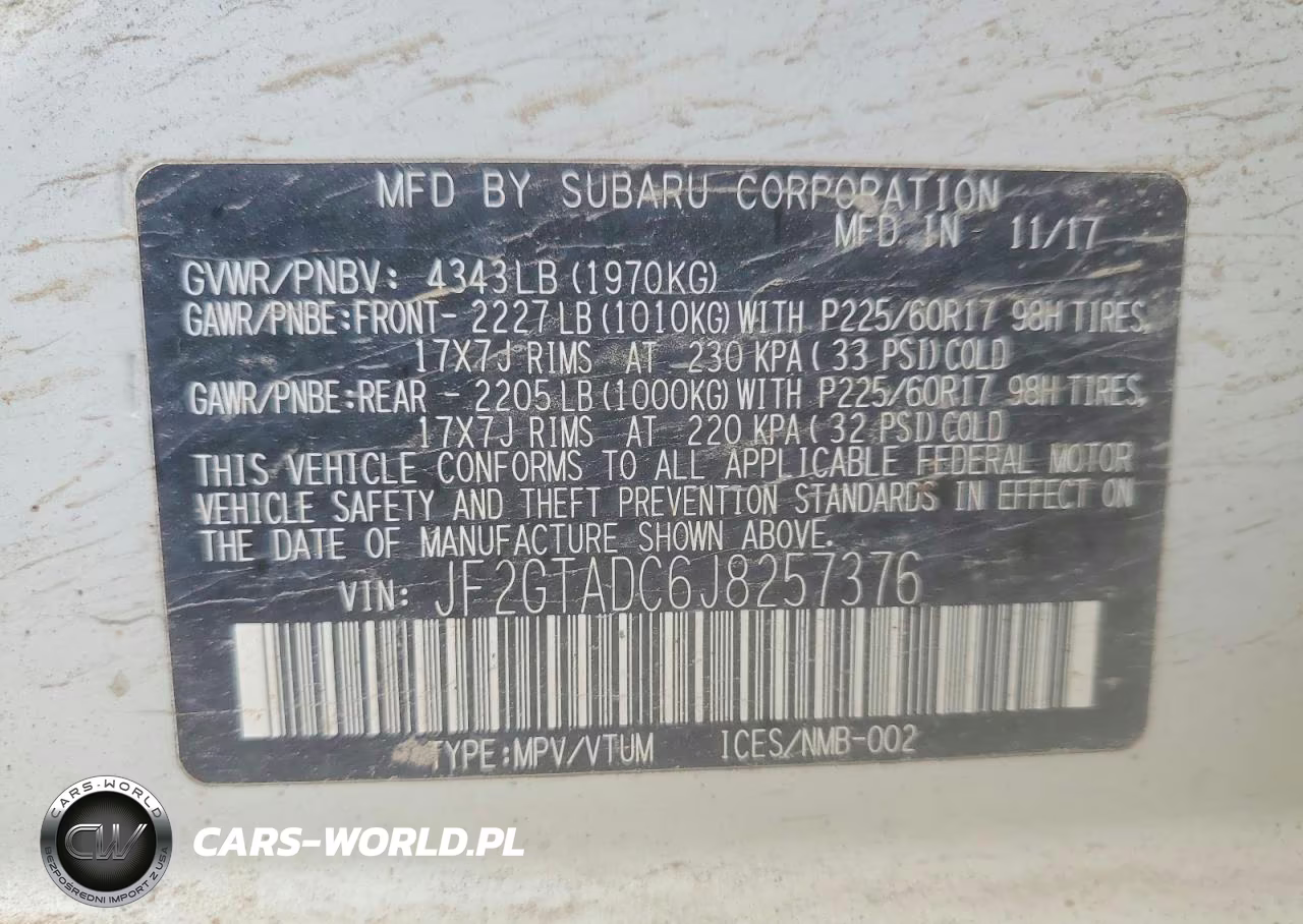 2018 Subaru Crosstrek Premium VIN:JF2GTADC6J8257376 - 13