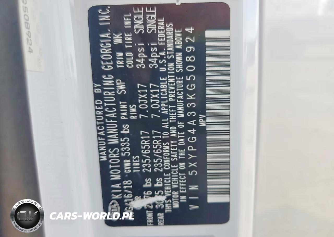 2019 Kia Sorento Lx VIN:5XYPG4A33KG508924 - 13