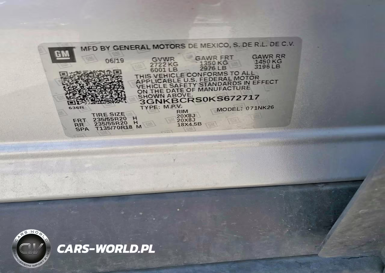 2019 Chevrolet Blazer 2Lt VIN:3GNKBCRS0KS672717 - 13