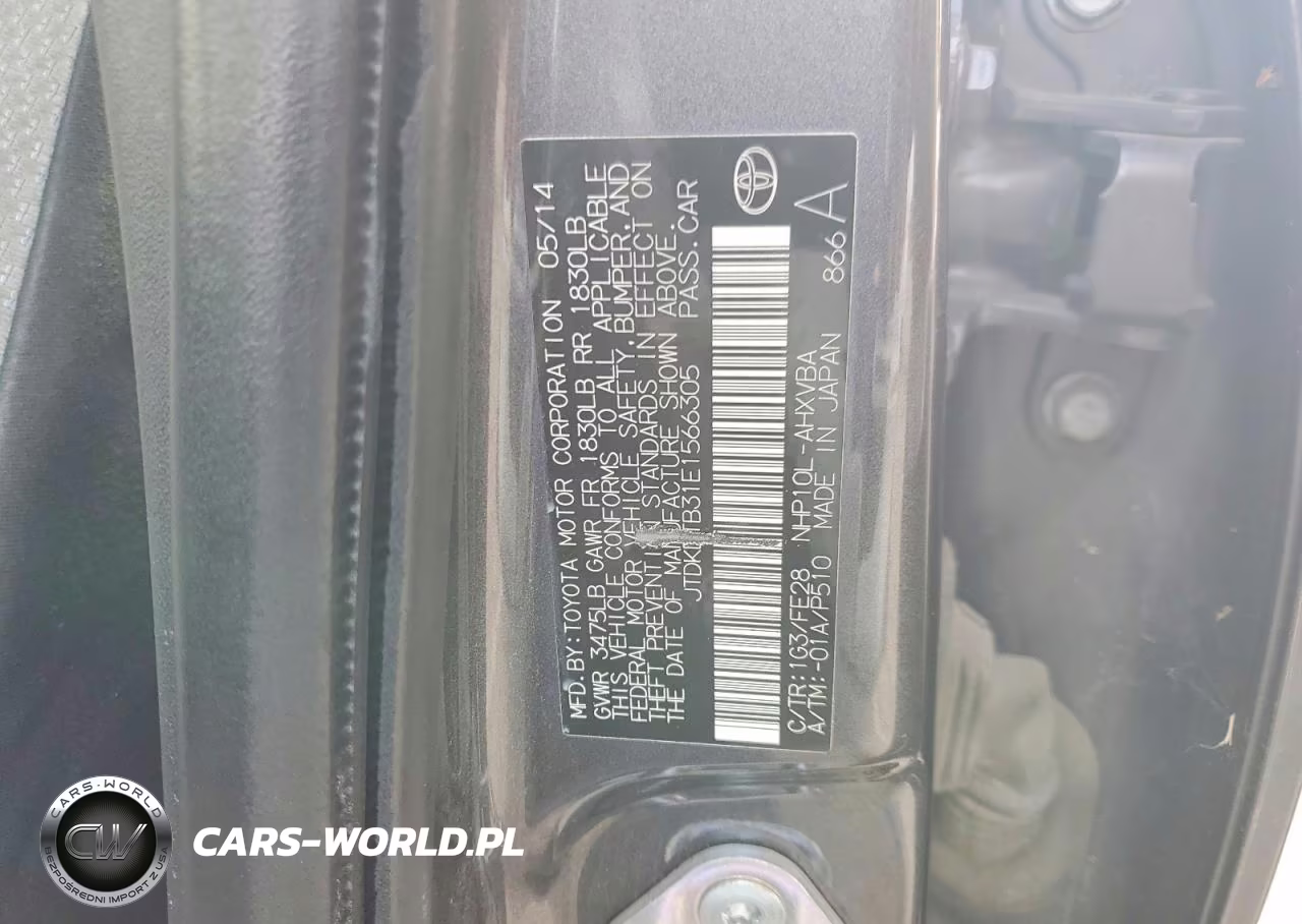 2014 Toyota Prius C One VIN:JTDKDTB31E1566305 - 12