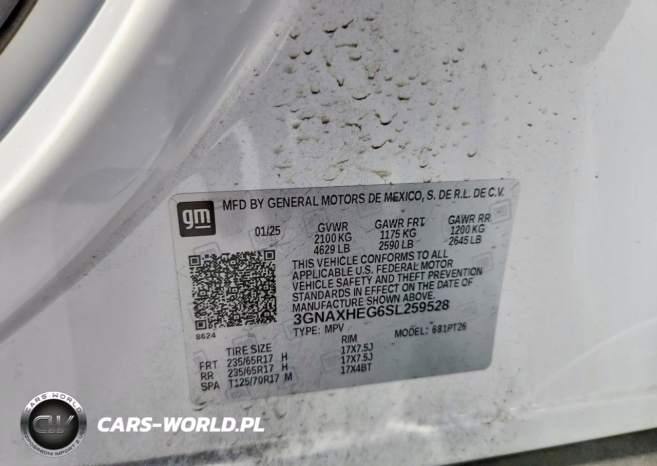 2025 Chevrolet Equinox Lt VIN:3GNAXHEG6SL259528 - 12