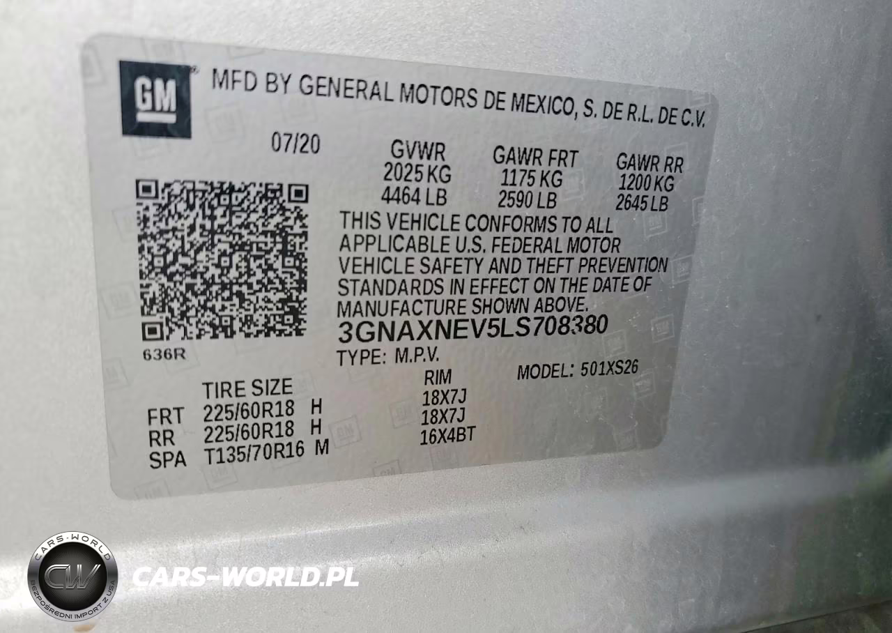 2020 Chevrolet Equinox Premier VIN:3GNAXNEV5LS708380 - 13