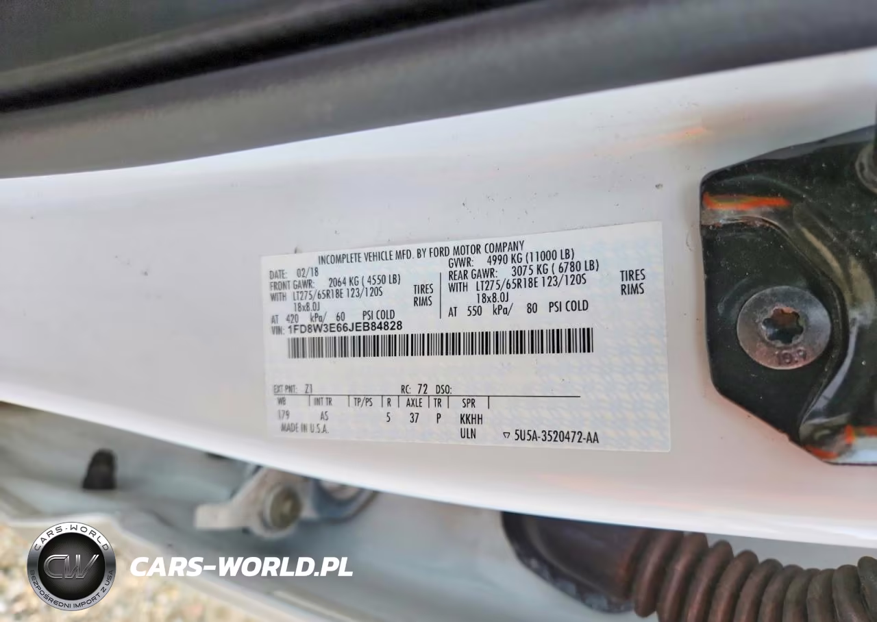 2018 Ford F350 Super Duty VIN:1FD8W3E66JEB84828 - 10