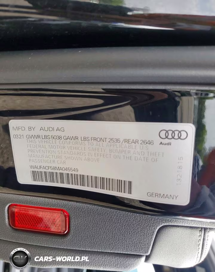 2021 Audi A5 Premium Plus 45 VIN:WAUFACF58MA045549 - 12
