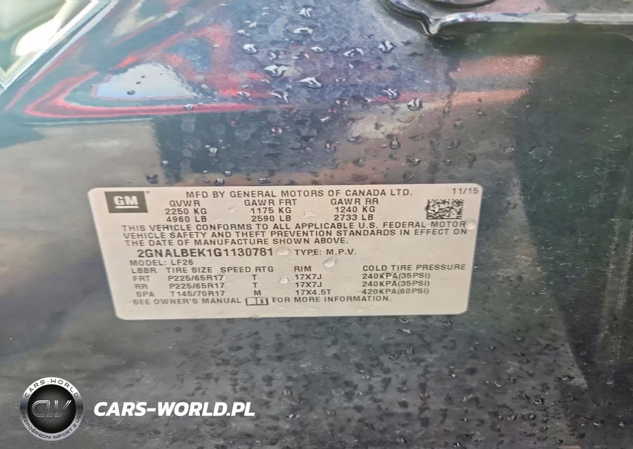 2016 Chevrolet Equinox Ls VIN:2GNALBEK1G1130781 - 12