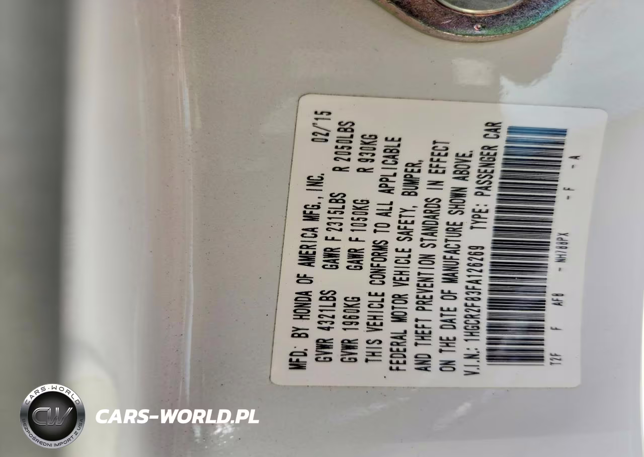 2015 Honda Accord Exl VIN:1HGCR2F83FA126269 - 12