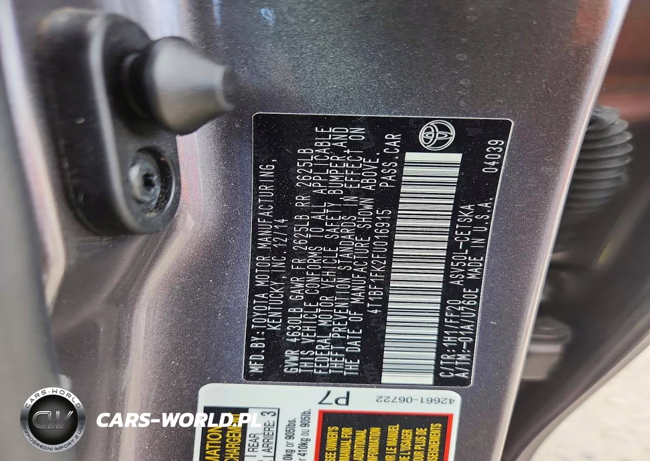 2015 Toyota Camry Se VIN:4T1BF1FK2FU016915 - 13