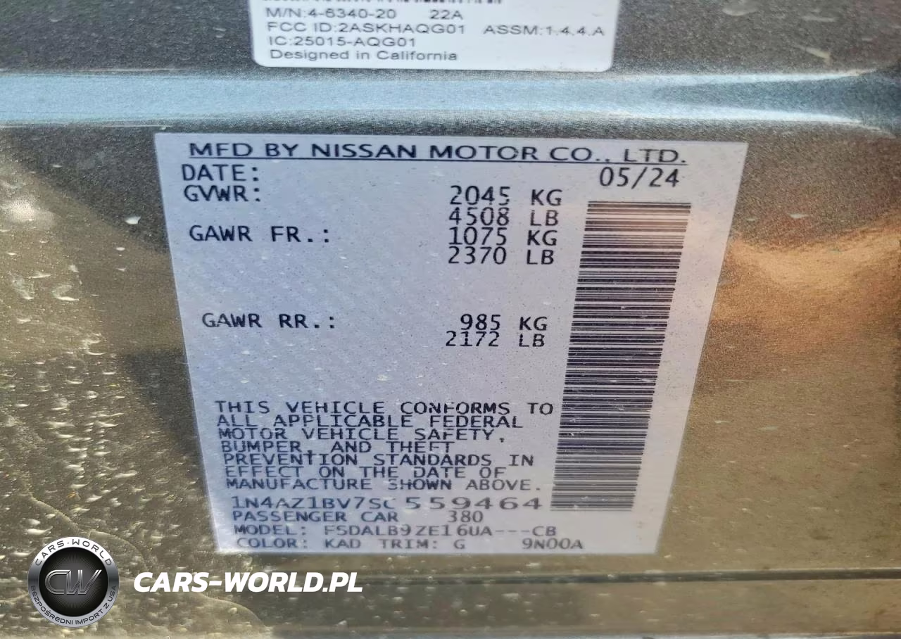 2025 Nissan Leaf S VIN:1N4AZ1BV7SC559464 - 12