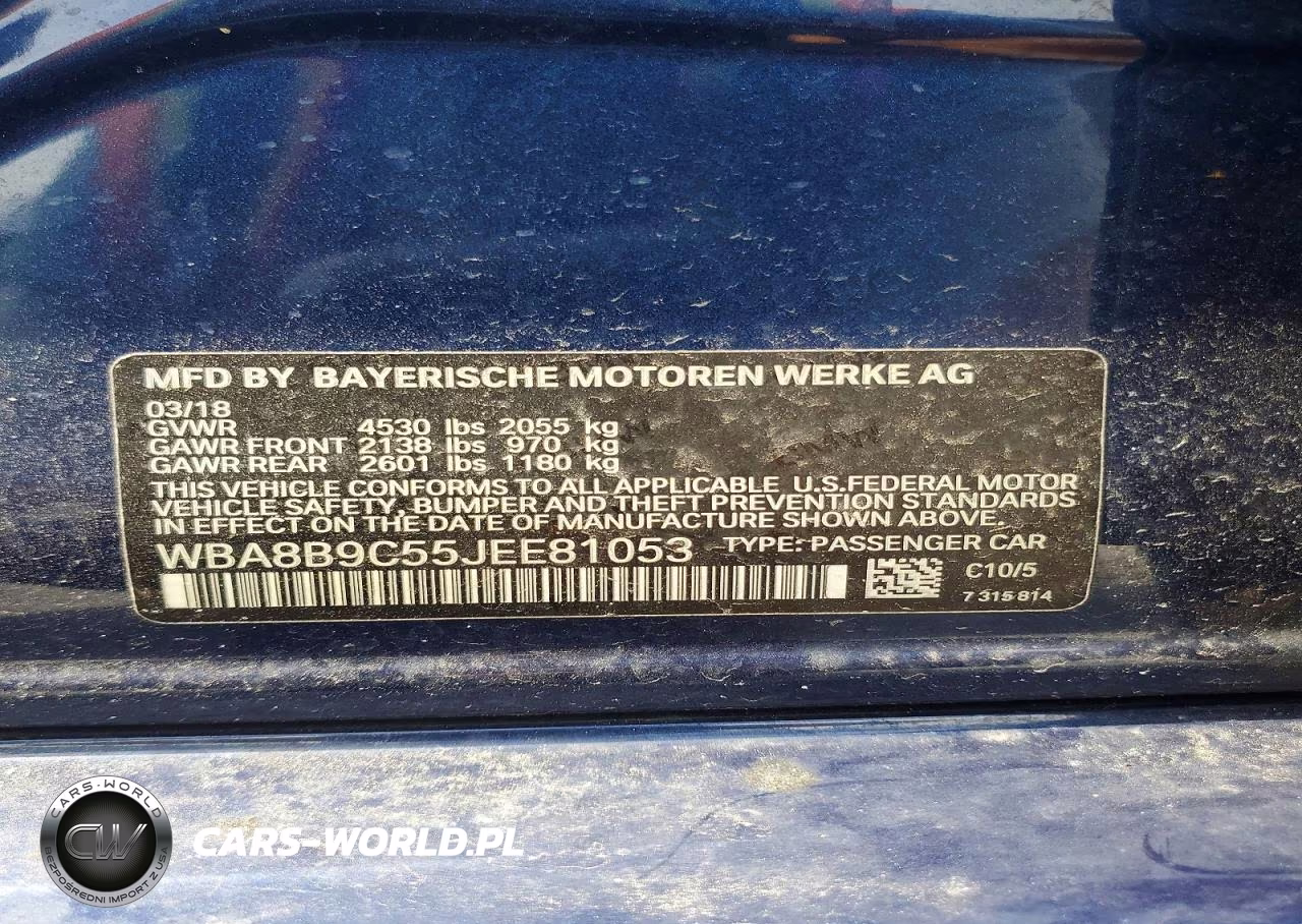 2018 BMW 330 I VIN:WBA8B9C55JEE81053 - 12