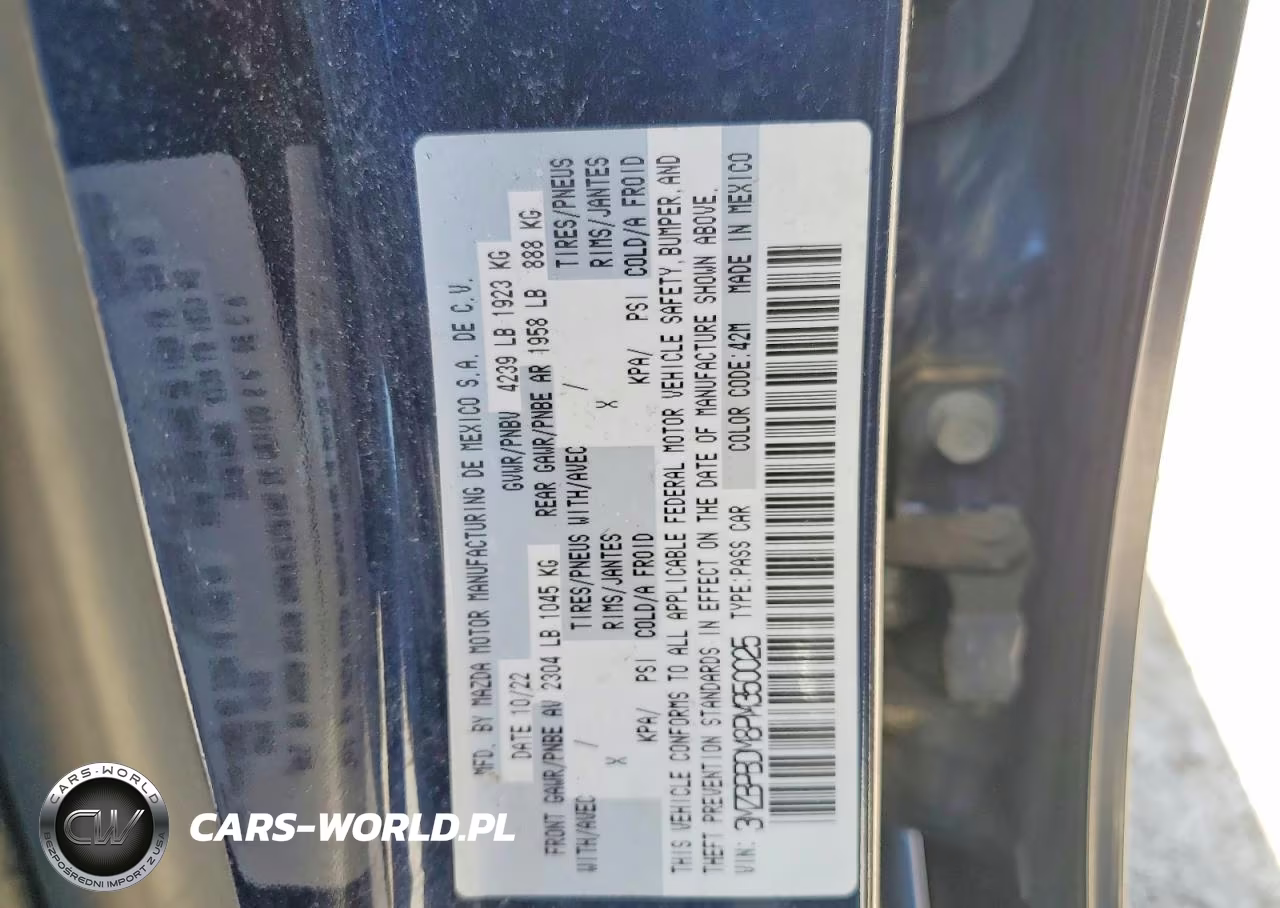 2023 Mazda 3 Premium VIN:3MZBPBDM8PM350025 - 12