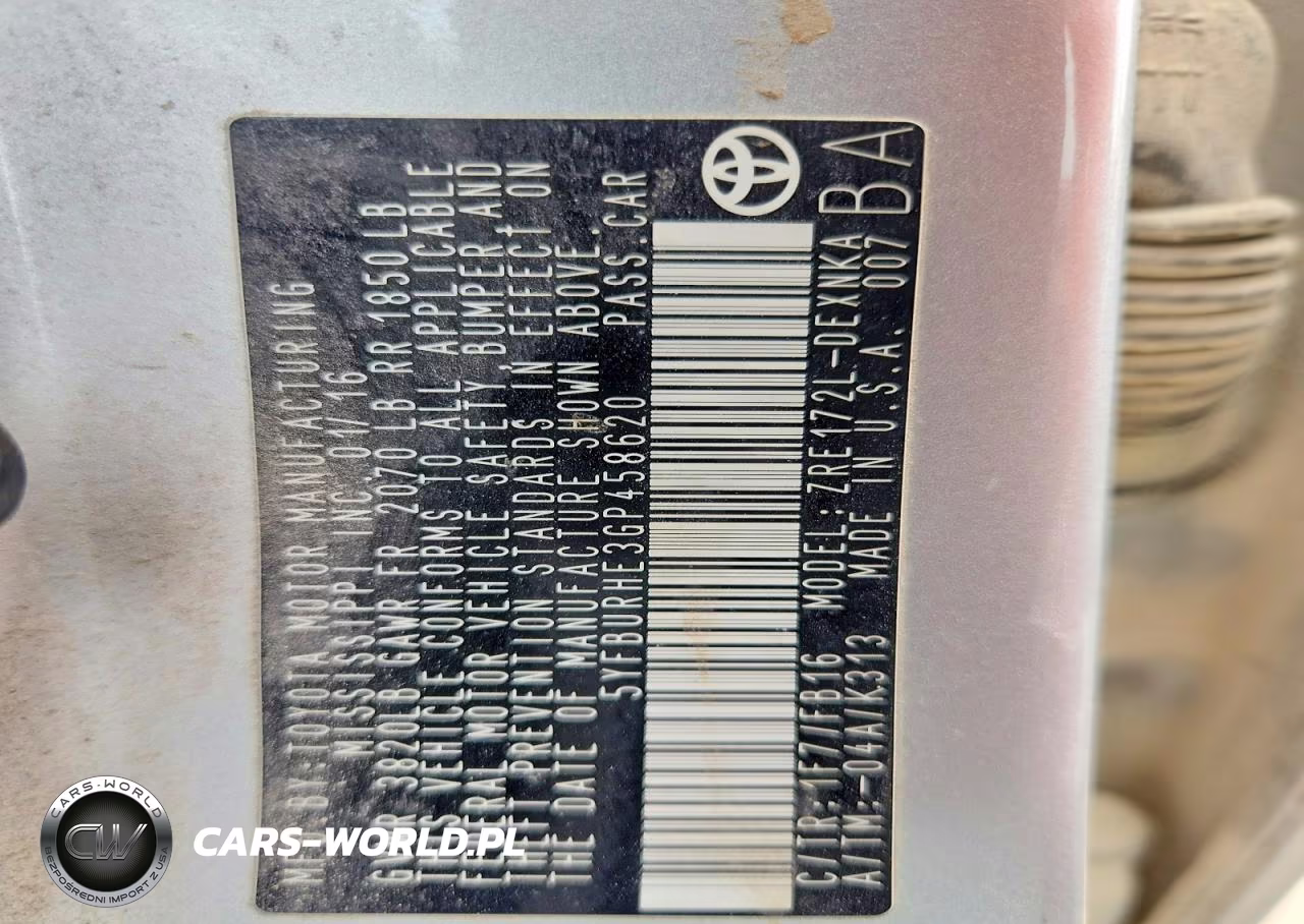 2016 Toyota Corolla Le VIN:5YFBURHE3GP458620 - 13