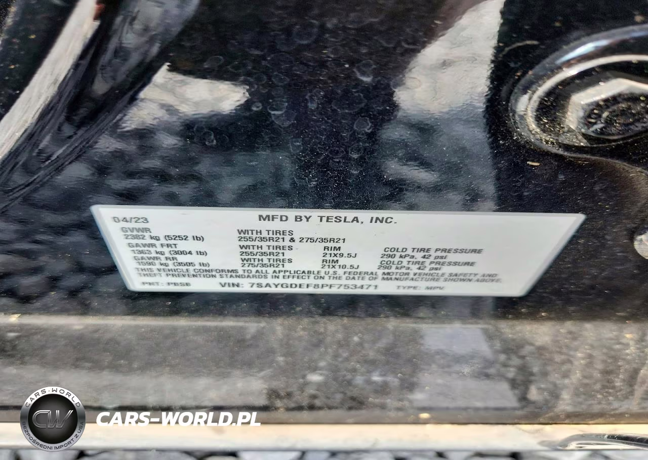 2023 Tesla Model Y VIN:7SAYGDEF8PF753471 - 14