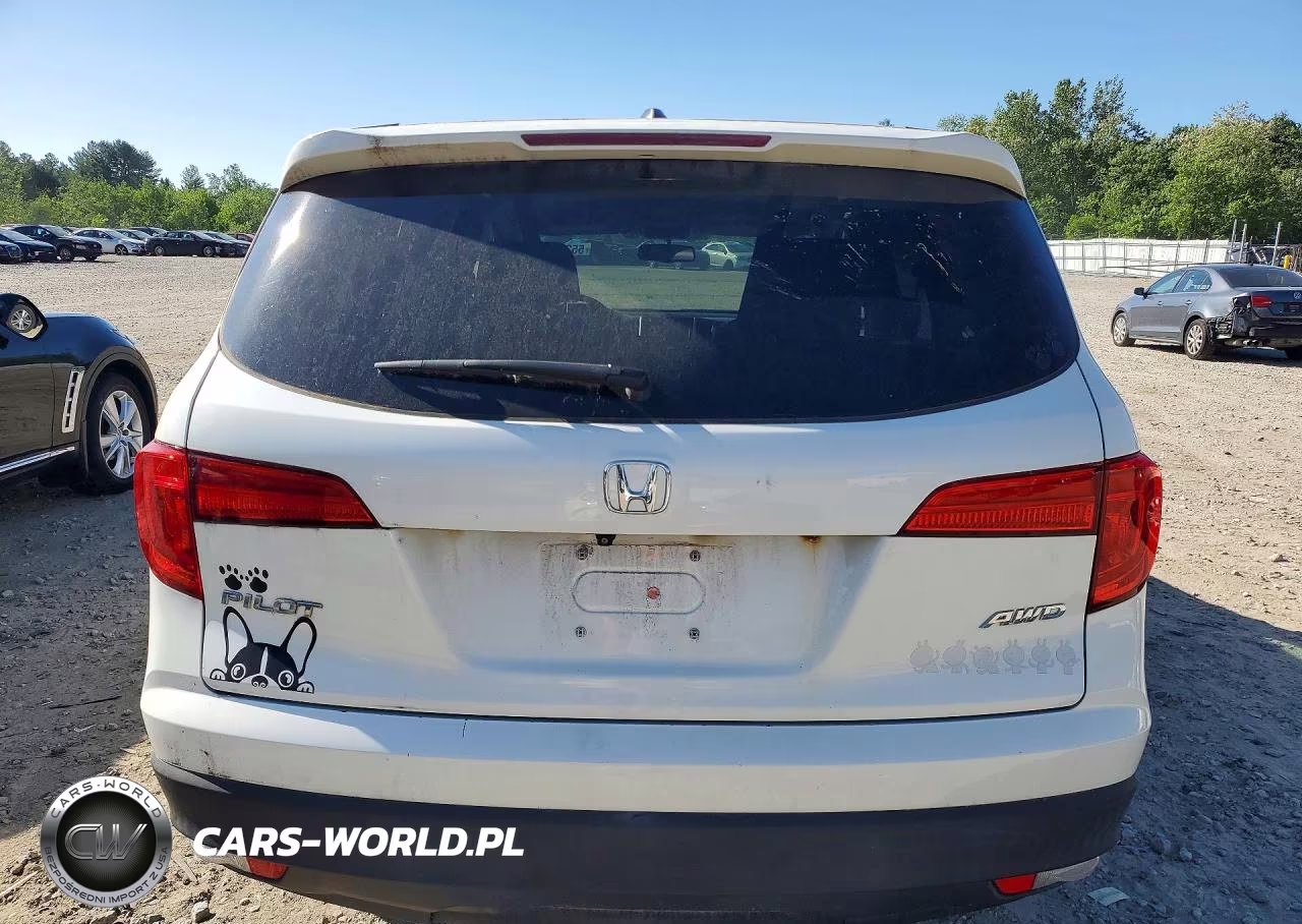 2017 Honda Pilot Exl VIN:5FNYF6H50HB072401 - 6