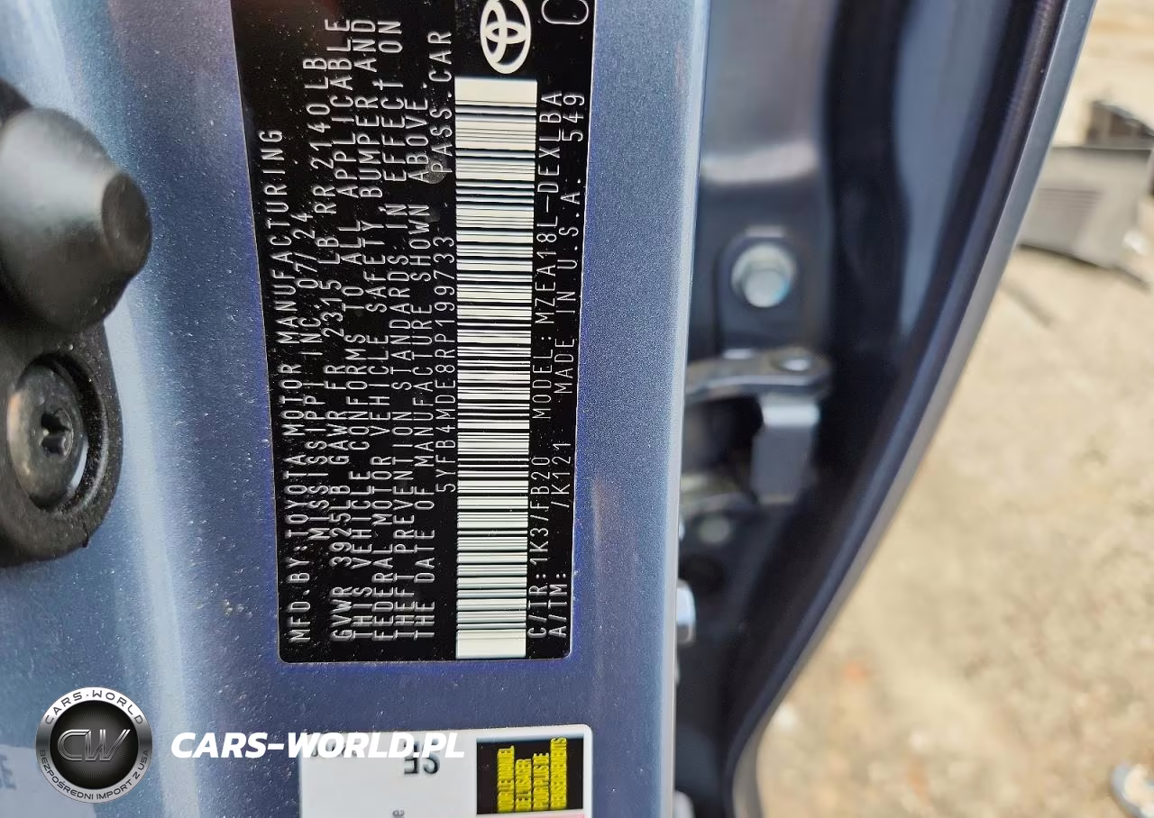2024 Toyota Corolla Le VIN:5YFB4MDE8RP199733 - 12