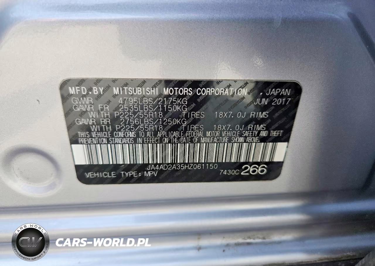 2017 Mitsubishi Outlander Es VIN:JA4AD2A35HZ061150 - 13