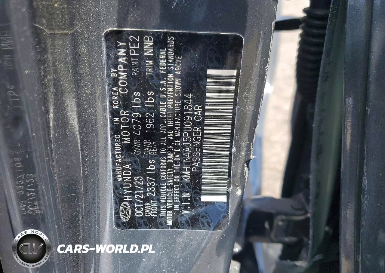 2023 Hyundai Elantra Limited VIN:KMHLN4AJ5PU091844 - 12