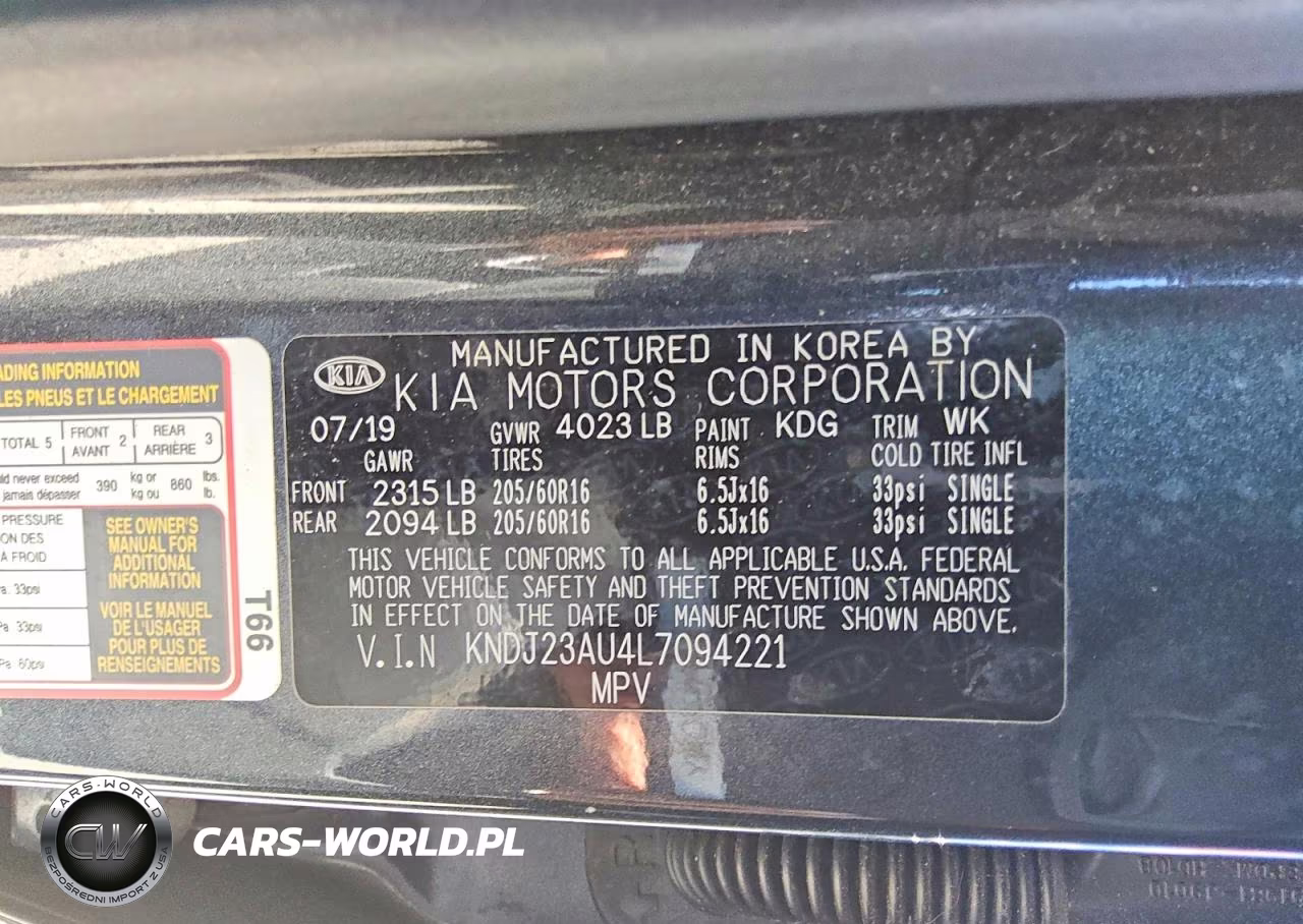 2020 Kia Soul Lx VIN:KNDJ23AU4L7094221 - 12