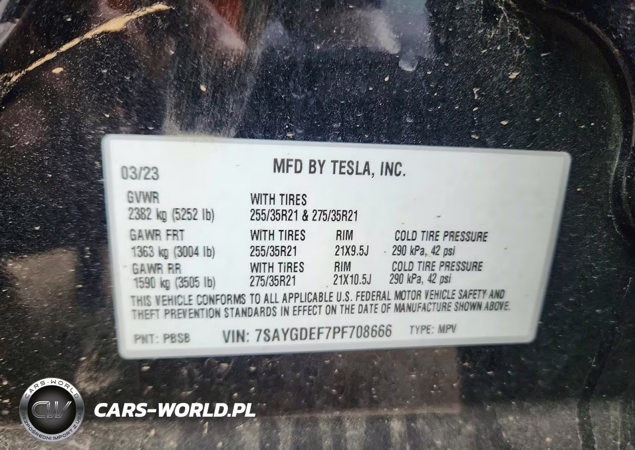 2023 Tesla Model Y VIN:7SAYGDEF7PF708666 - 12