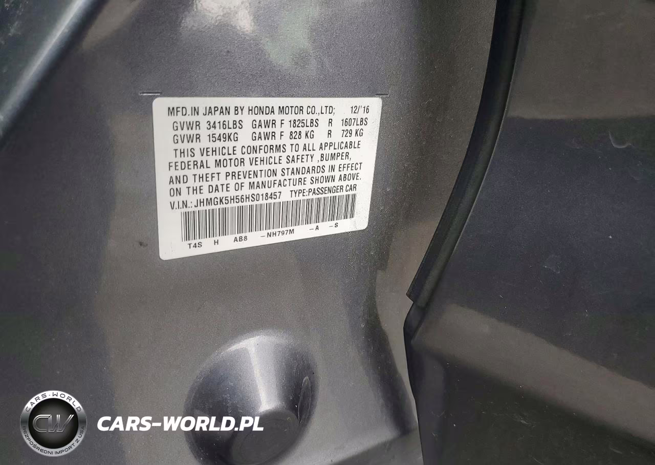 2017 Honda Fit Lx VIN:JHMGK5H56HS018457 - 12