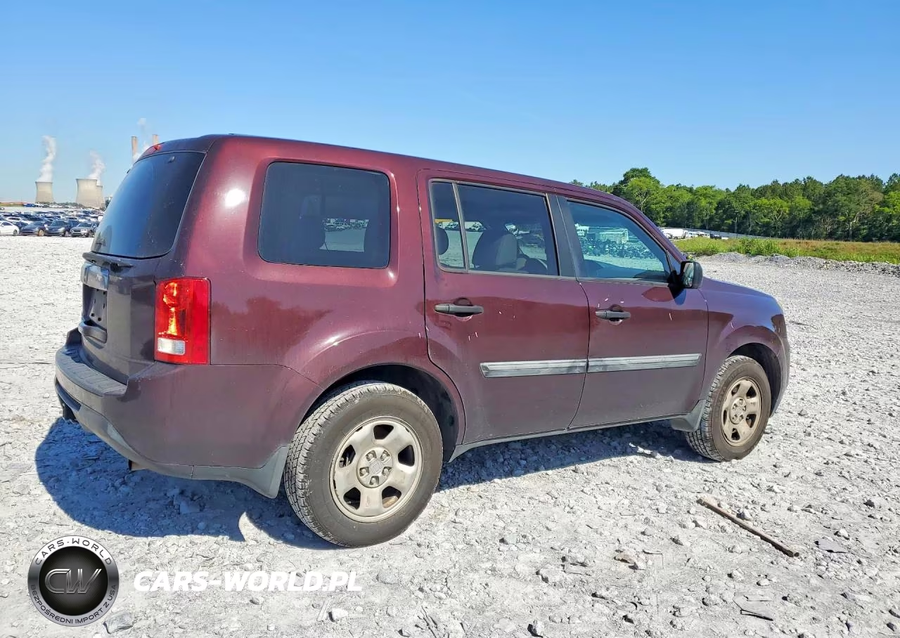 2015 Honda Pilot Lx VIN:5FNYF3H29FB016510 - 3